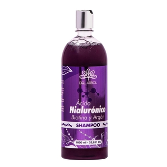 Biotin & Argan Fortifying Shampoo with Hyaluronic Acid | 1 Liter | SLS Free | Vegan | 33.8 oz.