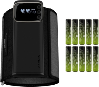Index BPM, Digital Smart Blood Pressure Monitor, FDA-Cleared Medical Device Bundle with High-Performance Ultra Alkaline AAA Batteries (10-Pack) (11 Items)