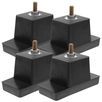 Mini Accessories 4pcs Air Conditioner Shock Absorber Wall Mount Split- conditioners air Conditioner Wall Bracket pad The Outdoor Unit Wall Hanging Rubber Ac Rubber Pads