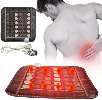 45 Cm Infrared Mat Jade Far Tourmaline ​Heating Pad Electric Heat Pad for Back Pain Relief,Period Pain,Neck and Shoulder,with Smart Controller, Adjustable Temperature
