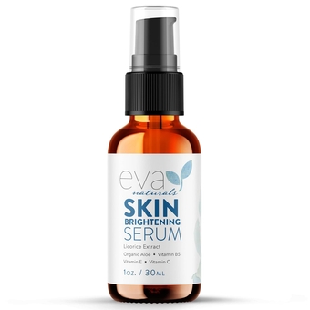 Licorice Extract Skin Brightening Serum by   - Face Serum for an Even Complexion - With Peptides, CoQ10 and Vitamin E