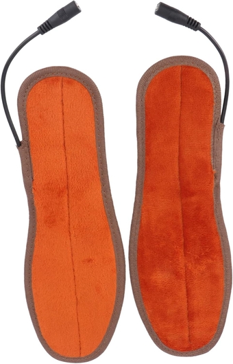1 Pair Winter Heated Insoles Electric Socks Electric Built in Heated Slippers Winter Thermal Soles Heated Shoes Pad Heated Socks for Men USB Insoles Warm Insoles Chargeable Fiber
