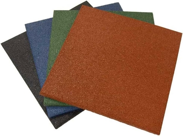 Eco-Sport Interlocking Tiles - 1 x 19.5 x 19.5 Inch - 25 Pack, 66 Sqr/Ft Coverage - Blue