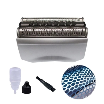 70S Silver Foil and Cutter Cartridge w/Rozor Shaver Oil+ Clean Brush for Braun 799cc, 795cc, 790cc-4, 760cc, 750cc, 735s, 730 Silver