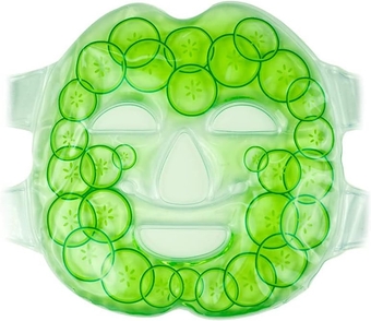 Face Ice Gel Pack with Wrap - Reusable Hot Cold Compress for Skin Care, Puffiness Eyes, Swollen Face, Cold Face Mask Gel Pack Pain Relief for Migraines, Injuries, Inflammation, Sinus Headaches, Stress