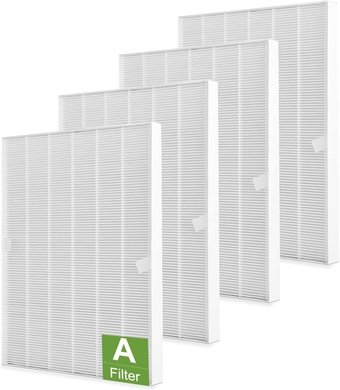 4 Pack 115115 HEPA Replacement Filter A Size 21 - Compatible with Winix PlasmaWave Air Purifier C535 5300 5300-2 6300 6300-2 P300 AM90 C909 9800，C535 Filter A