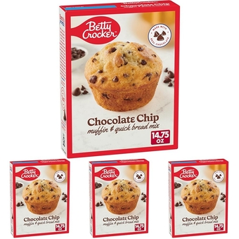 Chocolate Chip Muffin and Quick Bread Mix, 14.75 oz. (Pack of 4)