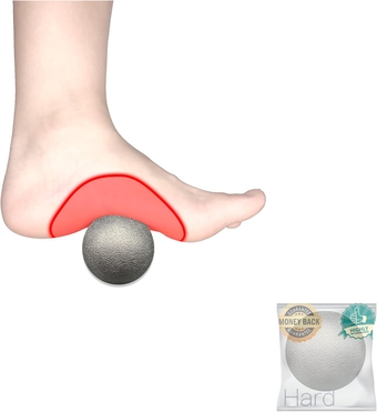 Massage Lacrosse Ball for Myofascial Release, Deep-Tissue Massage, Sore Muscles, Trigger Point Therapy, Muscle Knots, Targeted Foot Pain Relief and Yoga Therapy