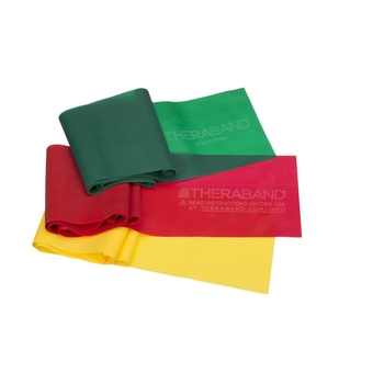 Resistance Bands Set, Professional Elastic Band For Upper & Lower Body Exercise, Strength Training without Weights, Physical Therapy, Pilates, Rehab, Yellow & Red & Green, Beginner