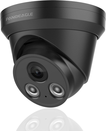 Compatible for Hikvision 8MP PoE IP Camera (Black), UltraHD 4K Outdoor Security Turret PoE Camera,AI Human Vehicle Detection,Built-in Mic,98Ft EXIR2.0 Night Vision, 2.8mm Lens,WDR,IP67 Waterproof