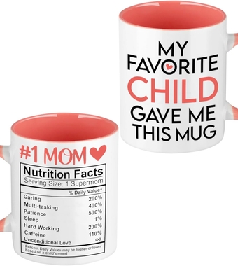 Gifts for Mom - Birthday Gifts for Mom from Daughther Son - Mothers Day Gifts for Mom - Best Christmas Thanksgiving Valentines Gifts for Women New Mom Mother in law Mom to be - 12oz Novelty Coffee Mug