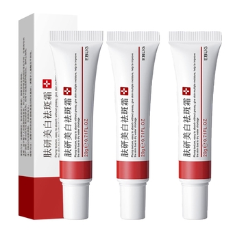 Crema para Manchas Oscuras en La Cara, Cremas para Quitar Manchas de La Cara, Crema Blanqueadora para Pecas, Elimina el Melasma Manchas Oscuras Aclara La Piel, 20g/0.71oz (3 PCS)