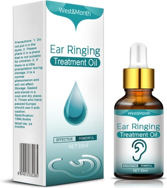 Tinnitus Relief for Ringing Ears, Natural Herbal Formula Ear Ringing Relief Drops, Tinnitus Oil Effectively Relieve Earache and Improve Hearing -1pcs