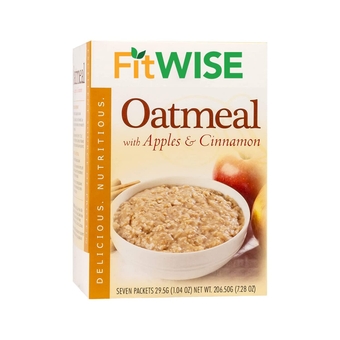 - High Protein Oatmeal, 15g Protein, Low Carb, Low Calorie, Low Fat, Sugar Free, Keto Friendly, Ideal Protein Compatible, 7 Servings Per Box (Apples & Cinnamon)