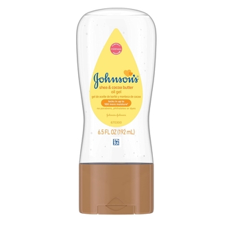 Oil Gel Enriched With Shea and Cocoa Butter, Great for  Massage, 6.5 fl. oz, Pack of 6 (Packaging May Vary)