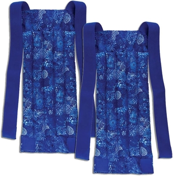 Reusable Microwave Heat Pad - Microwave Heating Pad for Back Pain and Sore Muscle, Hot Pack, for Spine Heat Pack Warming Pad, Microwavable Heating Pads - Blue Flowers 2 Packs