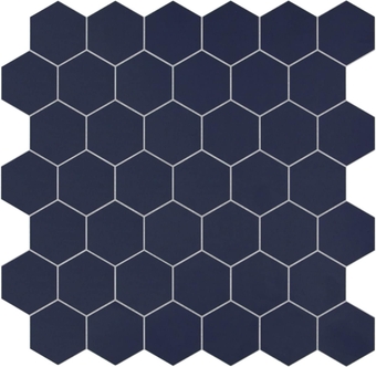 1 Sheet Hexagon Peel and Stick Tile Backsplash,Waterproof Stick on Backsplash, 11.42" x 11.42" Self-Adhesive Marble Tiles for Kitchen,Bathroom,Bedroom, Navy Blue
