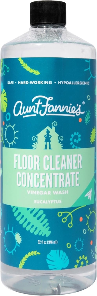Ultra Concentrated Floor Cleaner Vinegar Wash, Multi-Surface Floor Cleaner For Mopping, Makes 16 Gallons, Eucalyptus Scent, 32 oz. (Pack of 1)