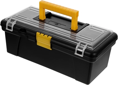 Plastic Tool Box Plastic Tool Box, 12 inch Portable Tool Box Plastic Toolbox for Tool Craft Storage, Household Truck Tool Box
