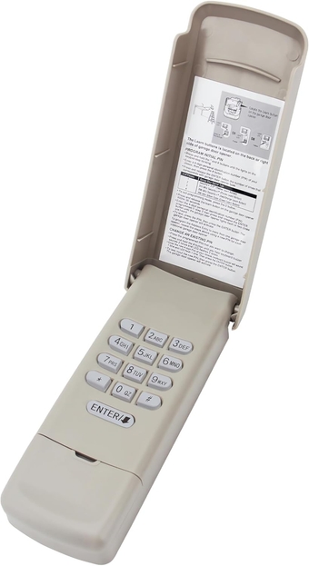 Garage Door Opener Keypad for Liftmaster Chamberlain Craftsman Openers, Replaces 877MAX G940EV-P2 878MAX 377LM 977LM 877LM 66LM, Wireless Keyless Entry Outside Remote