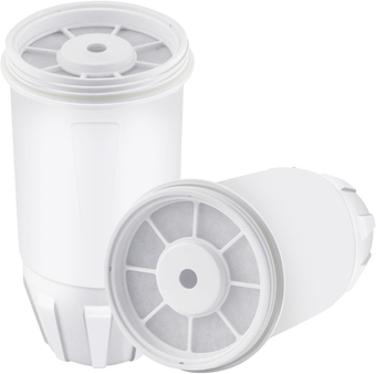 Replacement Water Filters Compatible with ZR-001 ZD-018 ZR-017 Pitchers and Dispensers, Reduce TDS,6-Stage Filtration, 2 Pack