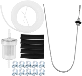 18pcs Car Tank Extractor Fuel Standpipe Set, Auxiliary Diesels Heating Fuel Line with Petrol Filter, Fuel Standpipe Fuel Hose Clip Kit Fit for Eberspacher Webasto