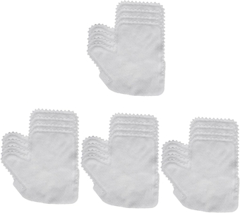 80 pcs dusting gloves guardsman dusting cloths microfiber dusting cloth house cleaning microfiber glove doggy wipes dust cleaning mitt hair removal tissue non-woven fabric white