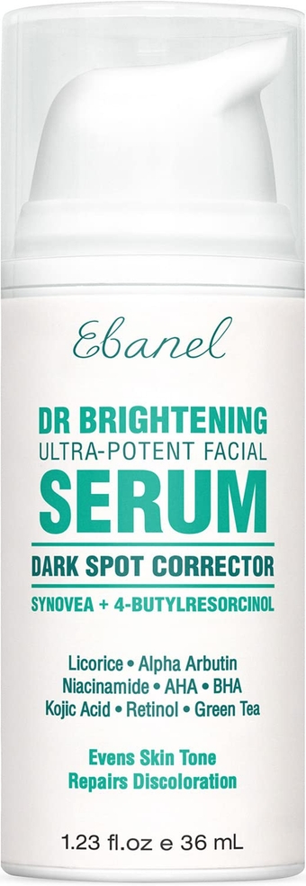 Dark Spot Remover for Face Peel Skin Brightening Serum Melasma Hyperpigmentation Treatment, Sun Spot Age Spot Remover, with Synovea HR, 4-Butylresorcinol, Niacinamide, Kojic Acid