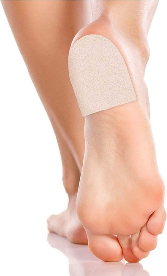 No. 10 Redi-Cut Adhesive Felt Heel Pads, helps ease Pain caused by Plantar Fasciitis, Achilles Pain, Bone Spur, Other Heel Pain. 1/4", 100Count