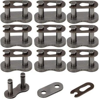 420 Chain Master Roller Connector Links for 90cc 110cc 125cc 150cc Tao Tao Coolster Apollo Pit Dirt Bike ATV Quad 196cc 212cc Coleman CT200U BT200X Baja Warrior MB200 Mini Bike Go Kart Parts