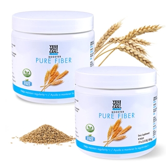 Shake Booster Pure Fiber, Add to Complete Meal Replacement Shakes or Protein Shakes, Boost Shake with Sugarcane Fiber and Acacia Gums, Protein Shake Booster (30 Servings) - 2 Pack