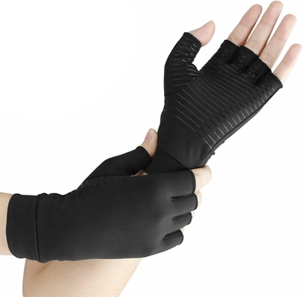 Copper Compression Arthritis Gloves High Copper Infused Compression Gloves for Women and Men Pain Relief and Healing for Arthritis