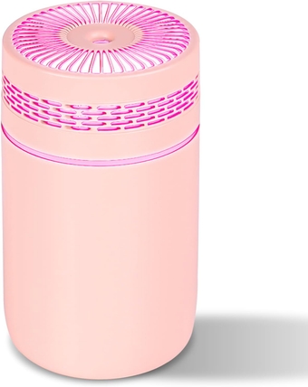 Humidifier  Small Humidifiers for bedroom, Portable Cool Mist Humidifiers for Baby Home with RGB Changing Light, 2 Mist Modes & Auto Shut Off, Super Quiet for Plants Travel Room Car Desk(Pink)