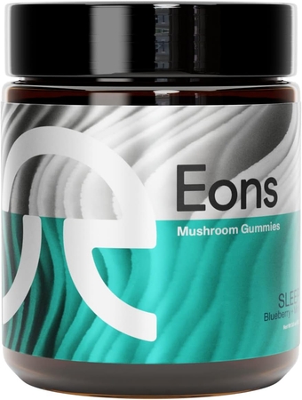Sleep Aid Mushroom Gummies - Reishi Mushroom Gummies with Magnesium, L Theanine, Zinc, Valerian Root, and Melatonin