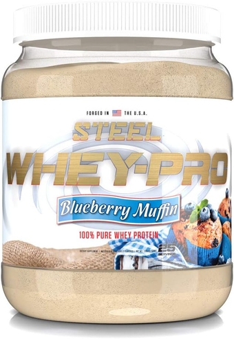 Whey-Pro | 100% Pure Whey Protein Powder for Men and Women | Blueberry Muffin | Muscle Gain & Lean Muscle Recovery | Gluten Free | 1.48 lbs | BCAA 5g | Non-GMO | 25 Servings