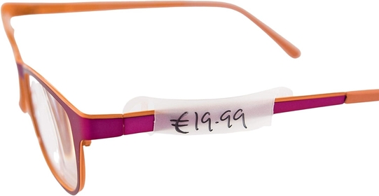 Price Tags with Universal Application for All Glasses Frames- Durable and Reliable Price Tags for Glasses Frame Eyeglass Frames Spectacle Frames 200 Pieces Oval Shape