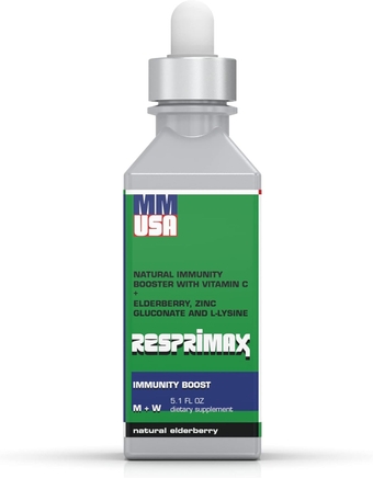 Resprimax: Elderberry-Infused Immunity Enhancer Serum. Optimize Oxygen Levels, Muscle Repair, Post-Exercise Recovery. Rich in Antioxidants with Vitamin C, Zinc. Wellness Boost. 5.1 Fl Oz