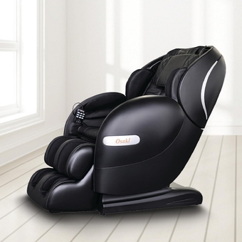Zero Gravity Space Saving Bluetooth Connection for Speaker 9 Unique Auto-Programs 4 Styles OS Monarch 3D L Track Massage Chair, One Size Fits All,Polyurethane, Black