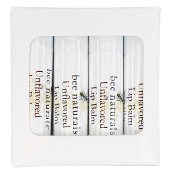 Unflavored Lip Balm - swax, Cocoa Butter & Vitamin E Moisturizer for Dry, Chapped Lips Soothe, Heal, and Protect