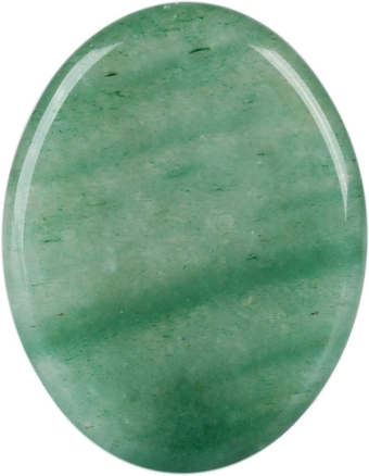 2pcs Oval Thumb Worry Crystal for Stress and Anxiety, Polished Palm Pocket Stone for Meditation, Green Aventurine Stone, 1.77 Inches