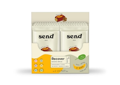 , Recover Protein , Banana Bread, 2.1 Ounce , Pack of 8  - Gluten Free, Vegan, 10g Plant Protein, Real Food, Easily Digestible