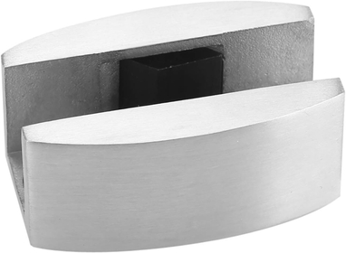Stainless Steel Floor Guide 8-14mm/0.31-0.55 Inch Adjustable Glass Thickness Floor Bottom Guide Suitable for Frameless Glass Doors, Such As Shower Rooms, Glass Partitions
