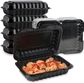 9X6" Black to go container