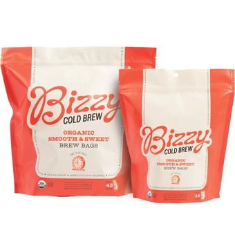 Organic Cold Brew Coffee | Bundle | Brew Bags | Smooth & Sweet 12-count + Smooth & Sweet 4-count | 2 Pack