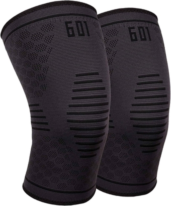ProFlex 601 Knee Compression Sleeve Support for Men and Women Black, Large