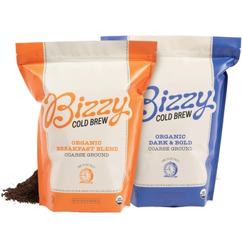 Organic Cold Brew Coffee | Bundle | Coarse Ground Coffee | Dark & Bold 2LB + Breakfast Blend 2LB | 2 Pack