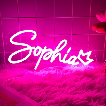 Custom Neon Sign, Personalized Neon Sign Customizable LED Neon Light Signs for Bedroom Wall Decor Dimmable Neon Name Sign for Wedding Living Room Birthday Party Home Bar Salon Business Signs