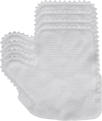 20pcs Dusting Gloves Hand Duster Microfiber Glove House Cleaning Dusters Plant Cleaning Gloves Dusting Cleaning Gloves Household Appliances Chicken White Non-woven Fabric