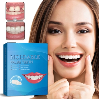 Tooth Filling Bead, Temporary Teeth Repair Kit, Thermal Adhesive Setting Beads, for Filling Missing Teeth with Broken Teeth Halloween Cosplay