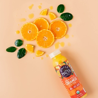 Pulp Free  Orange Juice with No Added Cane Sugar, Only One Ingredient, 12 pack of 12 Bottles